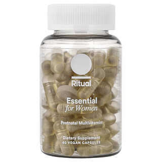 Ritual, Essential for Women, Postnatal Multivitamin, Mint, 60 Vegan Capsules