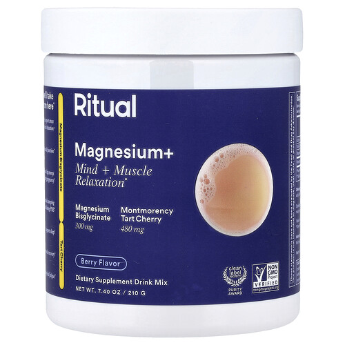 Ritual Magnesium+, Berry, 7.4 oz (210 g)