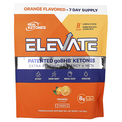 Elevate, апельсин, 7 пакетиків по 12,3 г (0,43 унції)