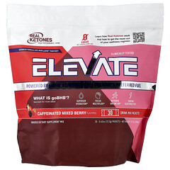 Elevate, Ягідна суміш з кофеїном, 30 пакетиків суміші для приготування напоїв по 12,2 г (0,43 унції)