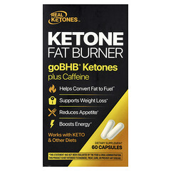 Кетони для спалювання жиру, кетони goBHB® і кофеїн, 60 капсул