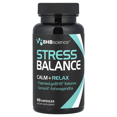 Real Ketones  BHB Science™  Stress Balance  60 Capsules