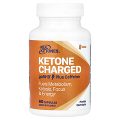 Ketone Charged, goBHB з кофеїном, 60 капсул