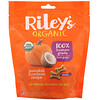 Riley’s Organics, חטיפים לכלבים, בצורת עצם גדולה, במתכון דלעת וקוקוס, 142 גרם (5 אונקיות)