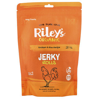 رايليز بيتس‏, Jerky Rolls ، حلوى الكلاب ، الدجاج والأرز ، 10 أونصات (283 جم)