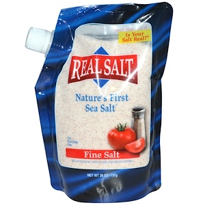 Купить Real Salt, Древняя мелкая морская соль, 26 унций (737 г)  на IHerb