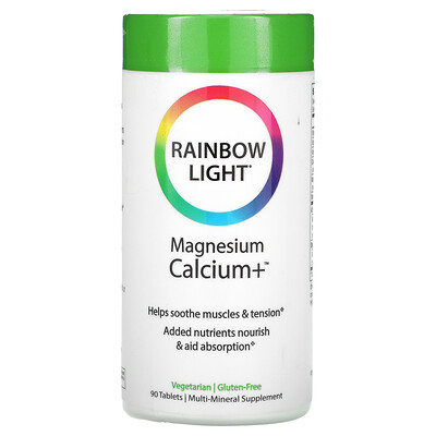 

Rainbow Light Magnesium Calcium+ 90 Tablets