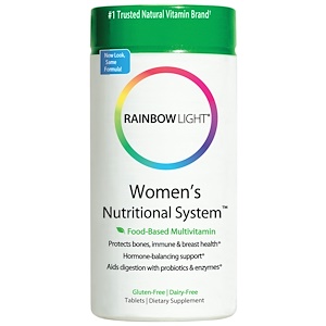 Раинбов Лигхт, Women's Nutritional System, Food-Based Multivitamin, 180 Tablets отзывы