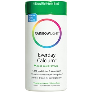 Rainbow Light, Ежедневный кальций, 120 таблеток
