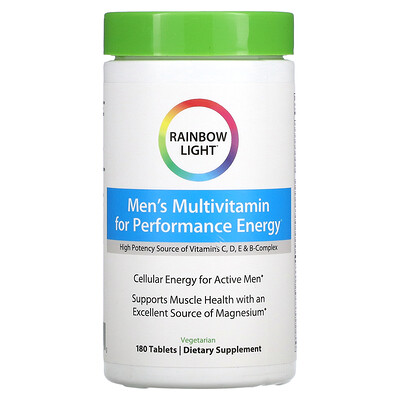 

Rainbow Light Men's Multivitamin for Performance Energy 180 Tablets