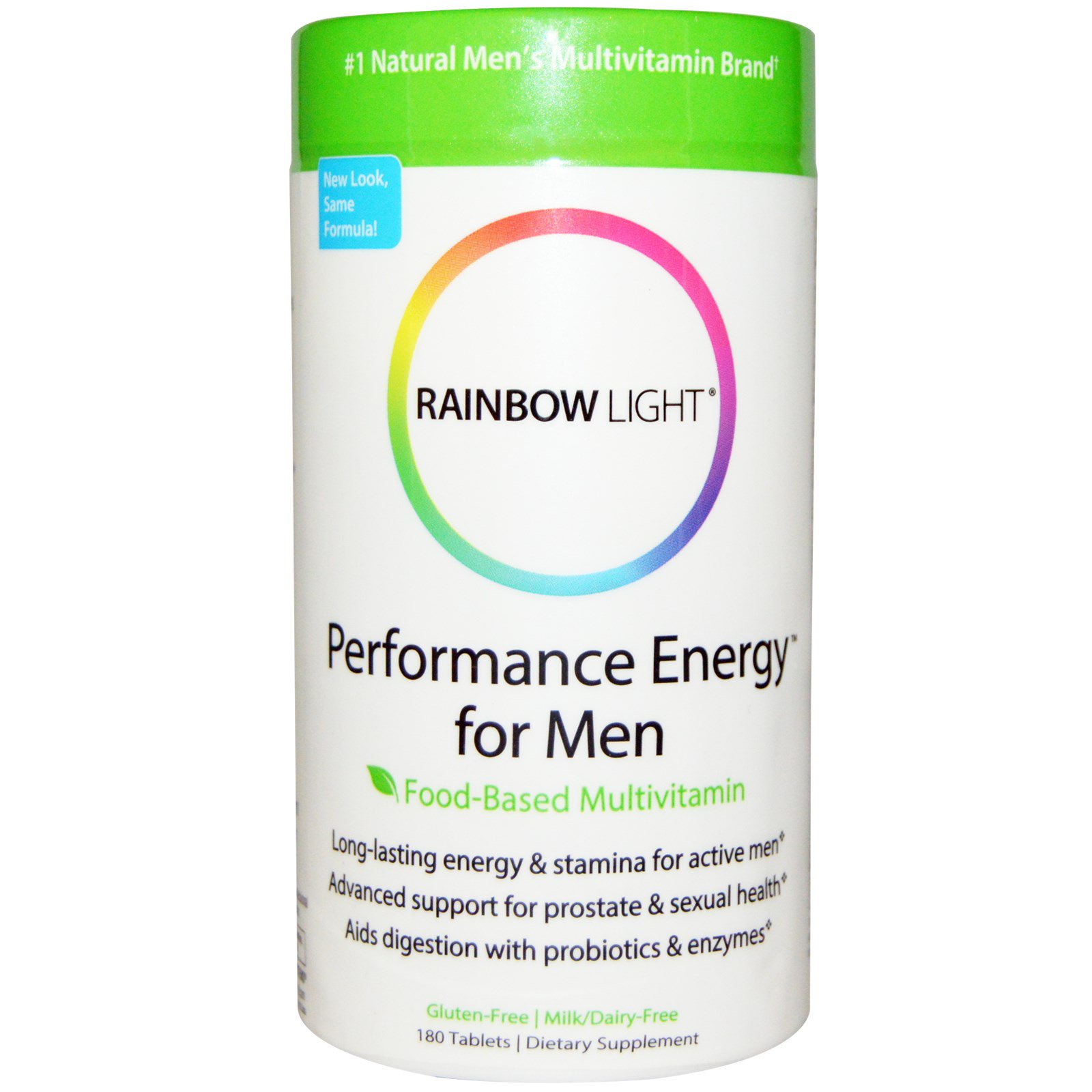 Rainbow Light, Performance Energy для мужчин, пищевые мультивитамины, 180 таблеток