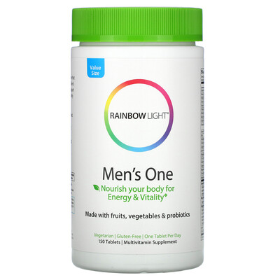 Rainbow Light Men's One, мультивитамины для мужчин, 150 таблеток