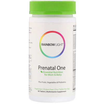 Rainbow Light Prenatal One, 90 таблеток