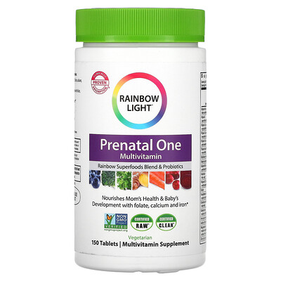 

Rainbow Light Prenatal One Multivitamin 150 Tablets