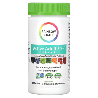 

Rainbow Light Active Adult 50+ мультивитамины для взрослых старше 50 лет 90 таблеток