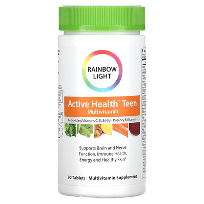 

Rainbow Light Active Health, для подростков, 90 таблеток