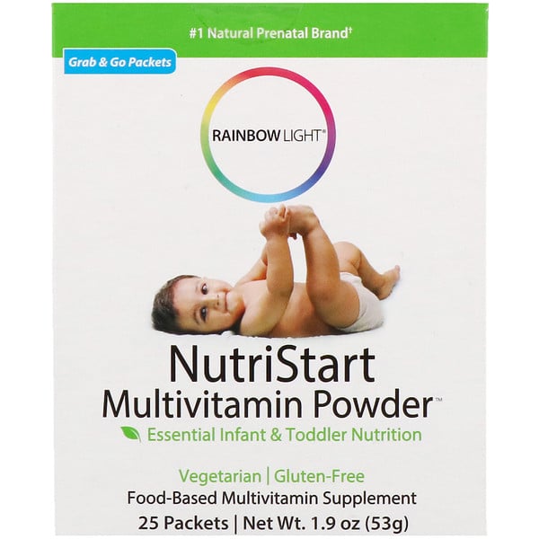 Rainbow Light, NutriStart, Multivitamin Powder™, Multivitaminpulver, 25 Sachets, 53 g