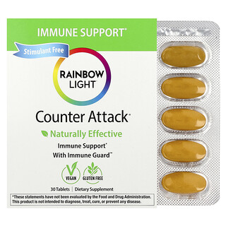 Rainbow Light, Counter Attack®, 30 comprimés