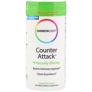 Rainbow Light, Counter Attack, Immune Support, Immununterstützung, 90 Tabletten