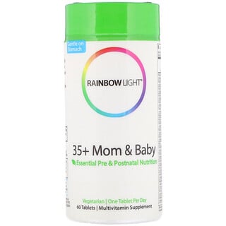 Rainbow Light, 임신 전후 종합비타민, 35+ 엄마 & 아기, 60정