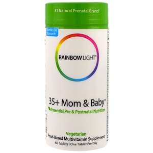 Rainbow Light, 35+ Mom & Baby, 60 таблеток