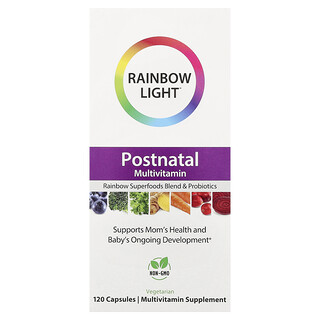 Rainbow Light, Postnatal Multivitamin, Postnatales Multivitamin, 120 Kapseln