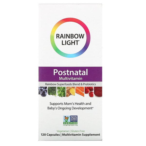 Rainbow Light, Vibrance, мультивитамины для послеродового периода, 120 капсул