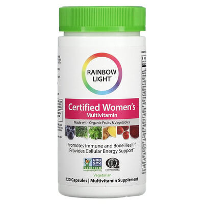 

Rainbow Light Certified Women's Multivitamin 120 Capsules