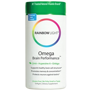 Отзывы о Раинбов Лигхт, Omega Brain Performance, 60 Softgels