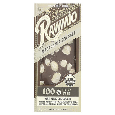 Rawmio  Macadamia Sea Salt Bark  2.12 oz (60 g)