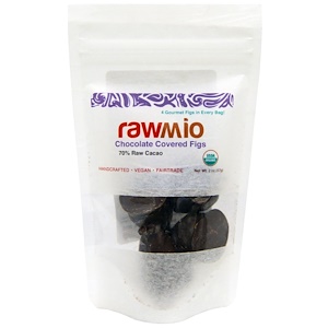 Rawmio, Фиги в шоколаде, 2 унции (57 г)