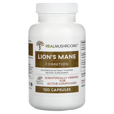 

Real Mushrooms Lion's Mane Cognition 120 капсул