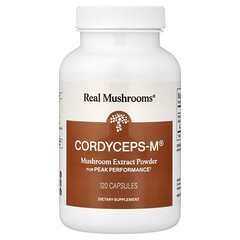 Cordycep-M®, екстракт грибів у порошку, 120 капсул