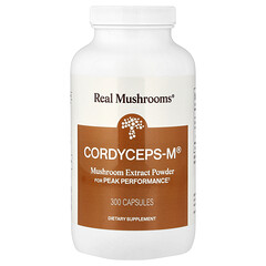 Cordyceps-M®, екстракт грибів у порошку, 300 капсул (500 мг у капсулі)
