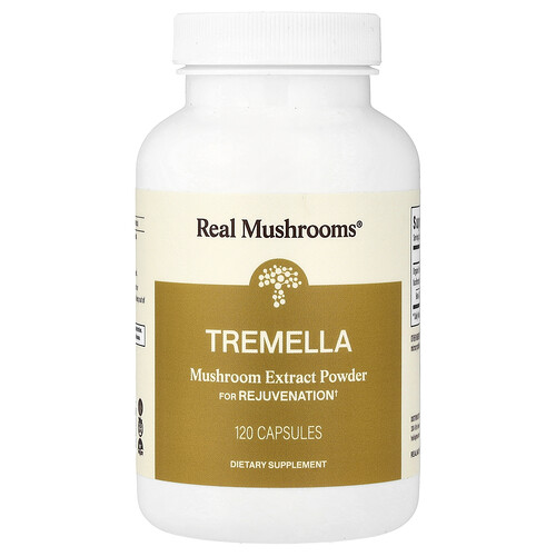 Real Mushrooms, Tremella, Mushroom Extract Powder, 120 Capsules