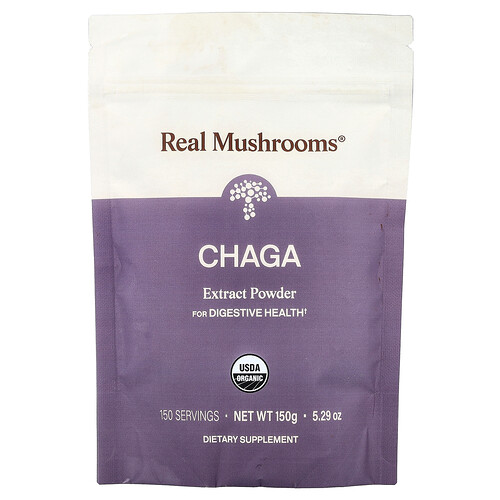 Real Mushrooms, Chaga Extract Powder, 5.29 oz (150 g)