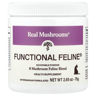 Real Mushrooms, Functional Feline®, For Cats, 2.65 oz (75 g)