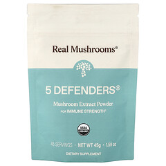 5 Defenders®, порошок із екстрактом органічного гриба, 45 г (1,59 унції)