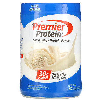 

Premier Protein 100% Whey Protein Powder Vanilla Milkshake 1 lb 7 oz (663 g)