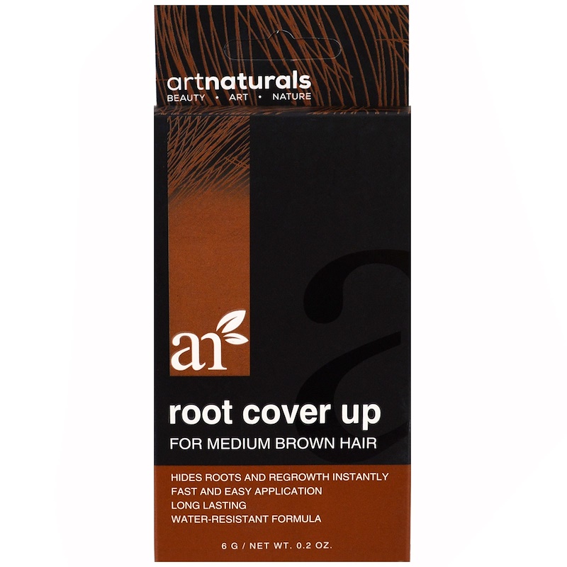 Artnaturals, Root Cover Up, For Medium Brown Hair , 0.2 oz (6 g)