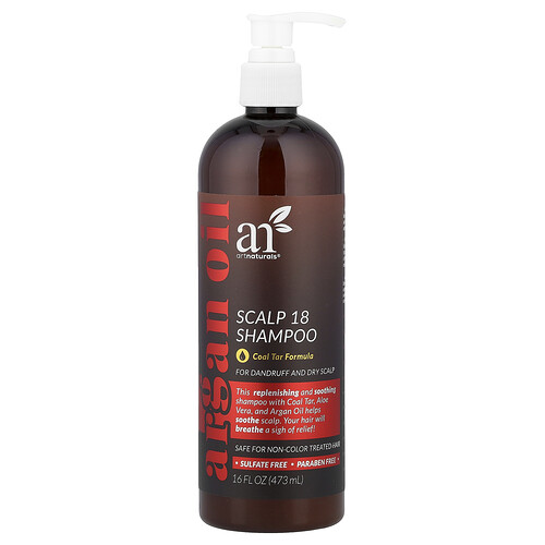 Artnaturals Scalp 18 Shampoo, Coal Tar Formula, 16 fl oz (473 ml)