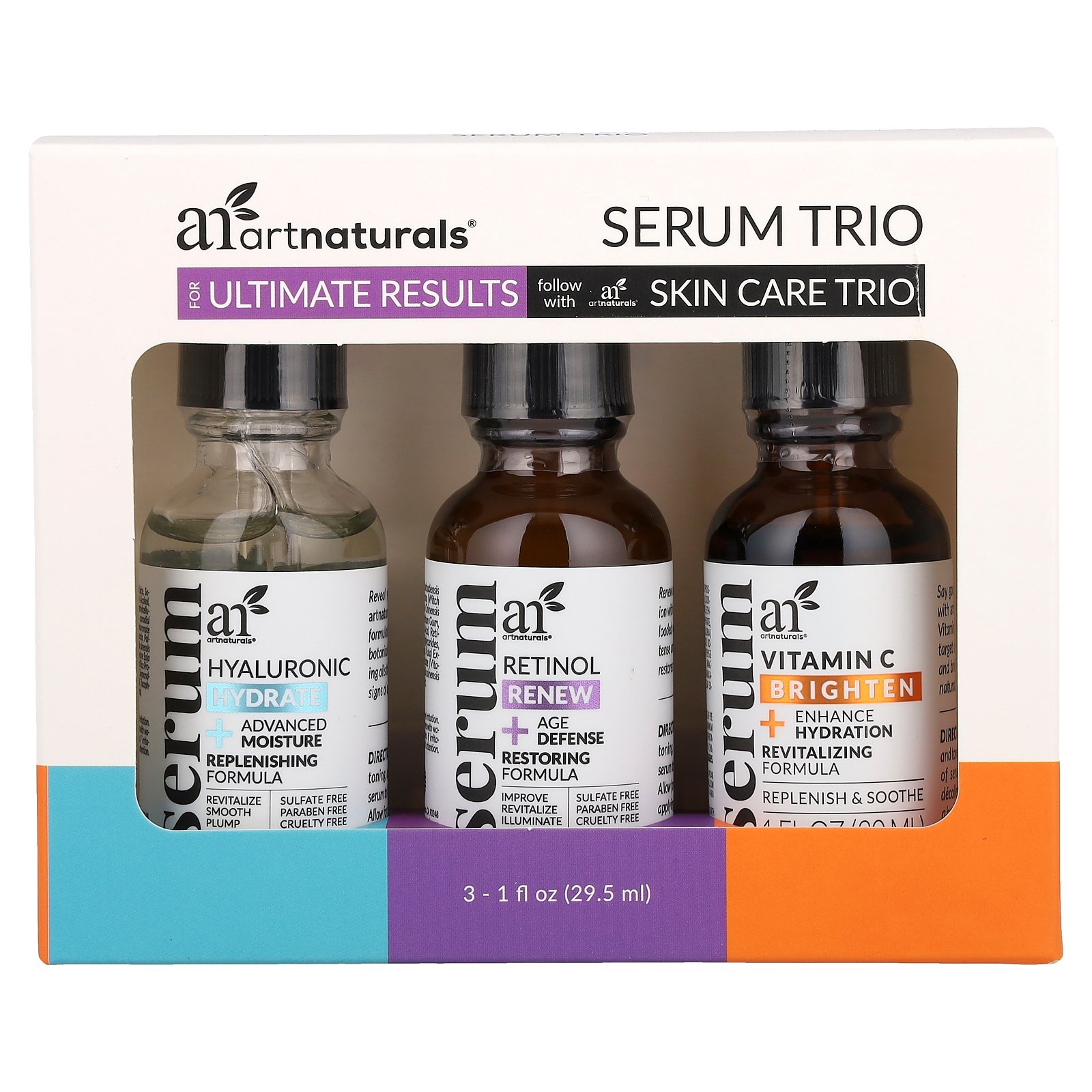 Serum Trio, 3 Piece Set, 1 fl oz (29.5 ml) Each