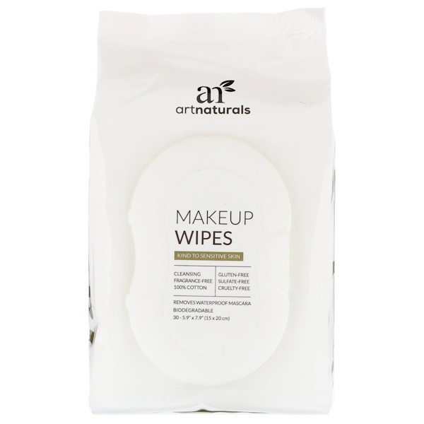 Artnaturals‏, Makeup Wipes, 30 Wipes