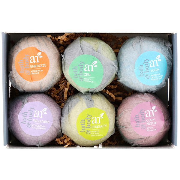 Artnaturals‏, Bath Bombs, 6 Bombs, 4 oz (113 g) Each