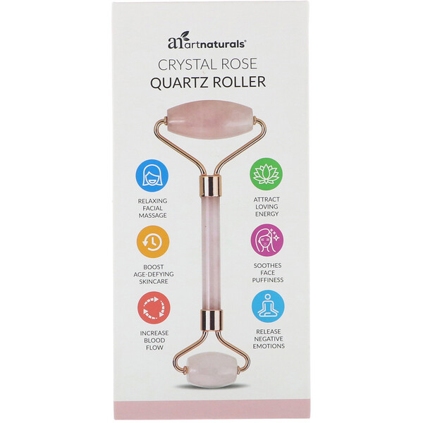 Artnaturals, Crystal Rose Quartz Roller, 1 Roller iHerb