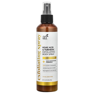 artnaturals, Kojic Acid & Turmeric Exfoliating Body Spray, For All Skin Types, 8 fl oz (236 ml)