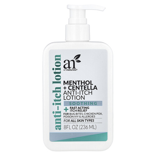 artnaturals, Menthol + Centella Anti-Itch Lotion, For All Skin Types, 8 fl oz (236 ml)