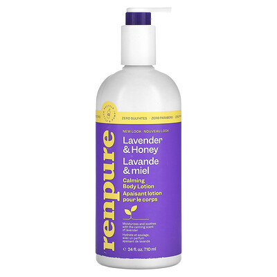 Renpure  Calming Body Lotion  Lavender & Honey  24 fl oz (710 ml)
