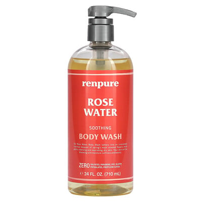 

Renpure Rose Water Soothing Body Wash 24 fl oz (710 ml)