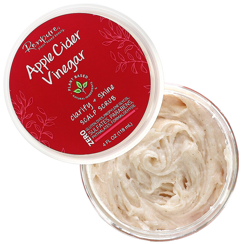 Renpure, Apple Cider Vinegar, Scalp Scrub, 4 oz (118 ml) iHerb